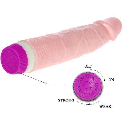 VIBRADOR REALÍSTICO PARA PRINCIPIANTES 21.5 CM