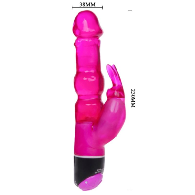 WAVES OF PLEASURE FANTASY VIBRADOR CON RABBIT 23CM