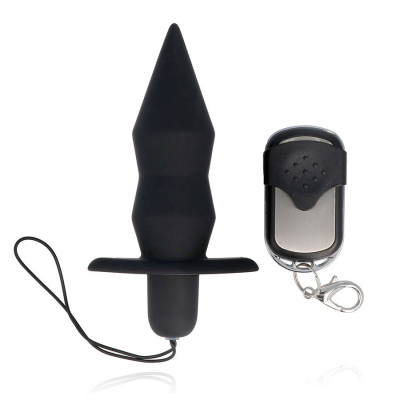 SPIRIT ANAL PLUG DE CONTROLE REMOTO PRETO