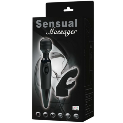 BAILE SENSUAL MASSAGER MASAJEADOR CON CABEZAL INTERCAMBIABLE