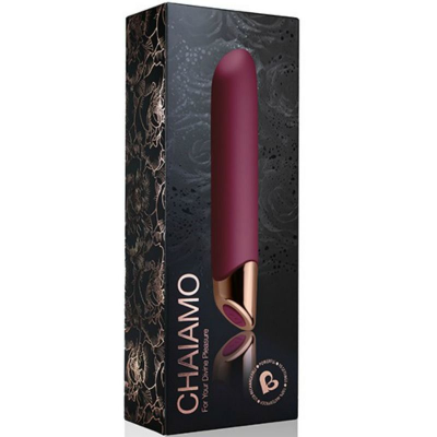 ROCKS-OFF CHAIAMO VIBRATOR BURGUNDY