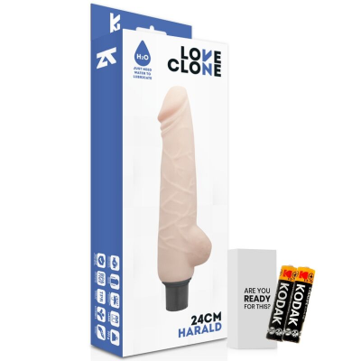 LOVECLONE HARALD AUTO-LUBRIFICAÇÃO VIBRADOR 24CM