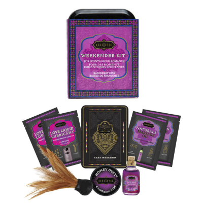 KAMASUTRA WEEKENDER TIN KIT RASPBERRY KISS