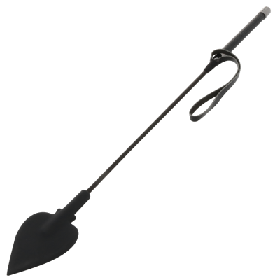 DARKNESS RIDING CROP BLACK SILICONE