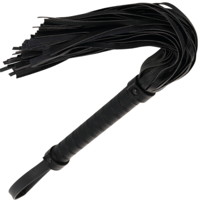 DARKNESS BLACK FLOGGER 42CM COURO