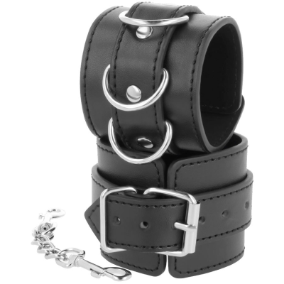 DARKNESS  ANKLE RESTRAINTS BLACK