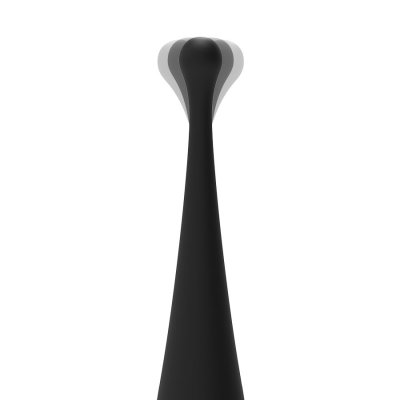 VIBRADOR CLITÓRICO ORGASMICO BRILLY GLAM SPOT VIBE PRETO SILICONE