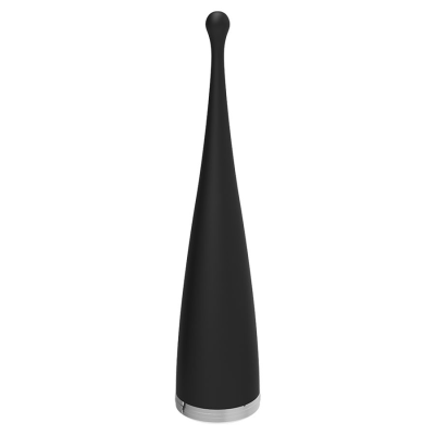 VIBRADOR CLITÓRICO ORGASMICO BRILLY GLAM SPOT VIBE PRETO SILICONE