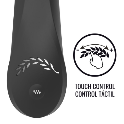 BLACK&SILVER KAULTZ VIBRATOR TOUCH CONTROL