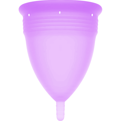 COPA MENSTRUAL STERCUP TAMANHO L COR ROXO SILICONE FDA