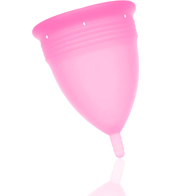 TAÇA STERCUP MENSTRUAL TAMANHO S COR-DE-ROSA SILICONE FDA