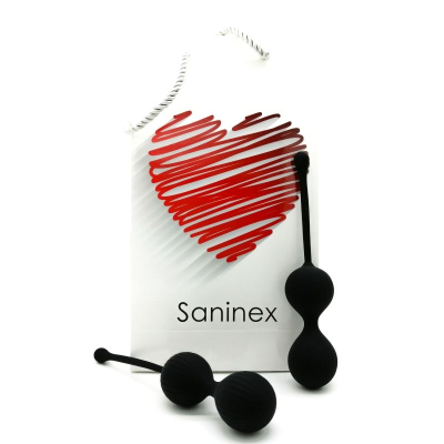 SANINEX BALLS DOUBLE CLEVER PRETO