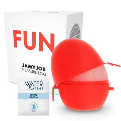 JAMYJOB EGG MASTURBATOR WHITE EDITION DISCRETT