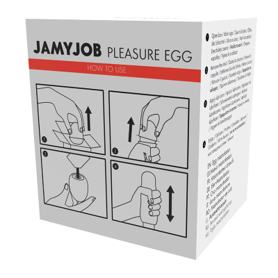 JAMYJOB EGG MASTURBATOR WHITE EDITION DISCRETT