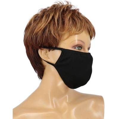 COVID-19 COTTON MASK - PRETO