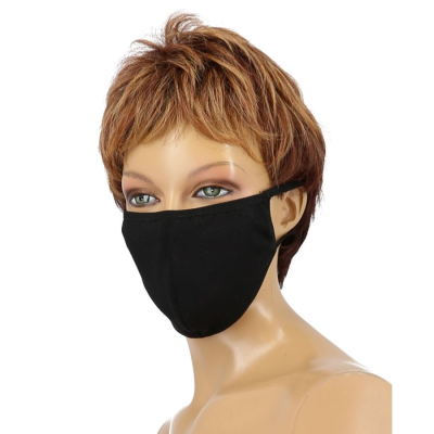 COVID-19 COTTON MASK - PRETO