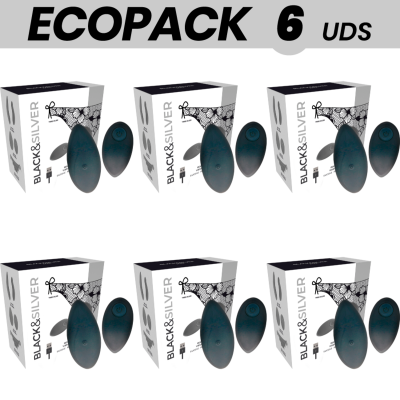 ECOPACK 6 UNIDADES - ESTIMULADOR DE CONTROLE REMOTO ZARA BLACK&SILVER