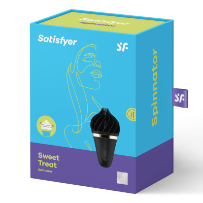 SPINNATOR SATISFYER DOCE DELEITE - PRETO