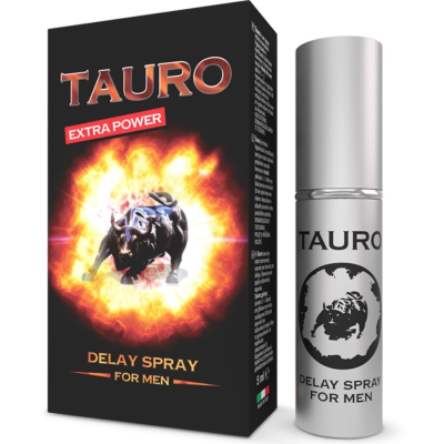 PULVERIZADOR DE ATRASO DE TAURO EXTRA POTÊNCIA PARA HOMENS 5 ML