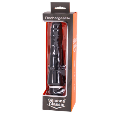 SEVENCRAÇÕES RECARREGÁVEIS VIBRADOR PRETO 7V 20CM