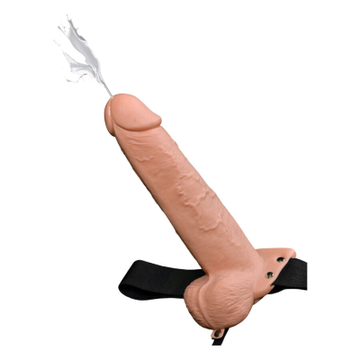 FETISH FANTASY 9  ARNÉS CON PENE REALISTICO EYACULADOR  22,9CM