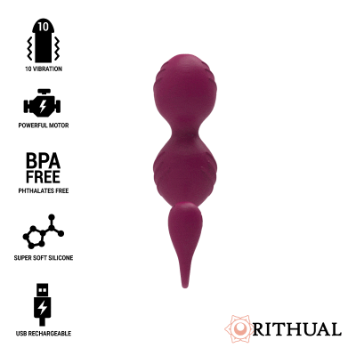 RITHUAL NISHA BOLAS KEGEL RECARGABLES VIBRADORAS ORQUIDEA