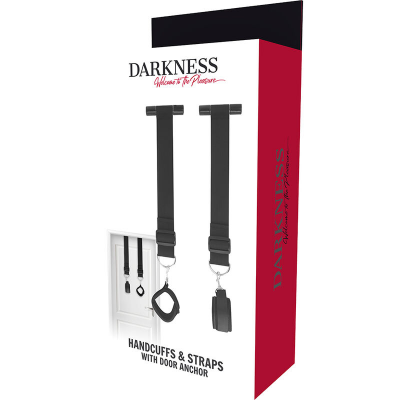 DARKNESS  BONDAGE DOOR CUFFS