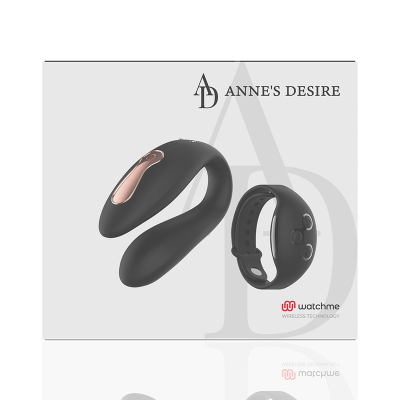 ANNE'S DESIRE DUAL PLEASURE TECNOLOGÍA WATCHME NEGRO