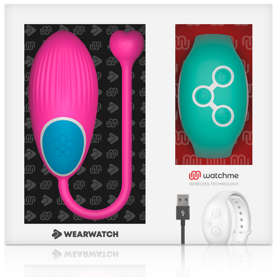 WEARWATCH EGG WIRELESS TECHNOLOGY WATCHME FUCHSIA / AQUAMARINE