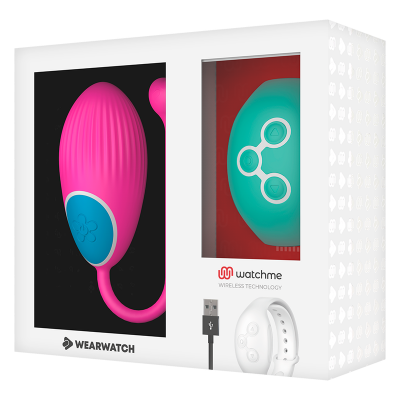 WEARWATCH EGG WIRELESS TECHNOLOGY WATCHME FUCHSIA / AQUAMARINE