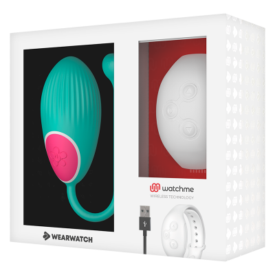 WEARWATCH EGG WIRELESS TECHNOLOGY WATCHME AQUAMARINE / SNOWY