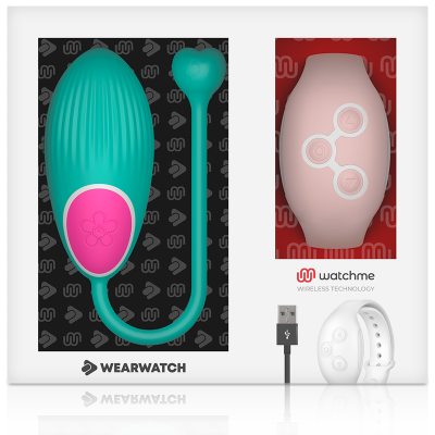 WEARWATCH EGG WIRELESS TECHNOLOGY WATCHME AQUAMARINE / CORAL