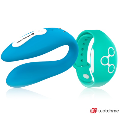 WEARWATCH DUAL PLEASURE WIRELESS TECHNOLOGY WATCHME INDIGO / AQUAMARINE