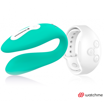 WEARWATCH DUAL PLEASURE WIRELESS TECHNOLOGY WATCHME AQUAMARINE / SNOWY