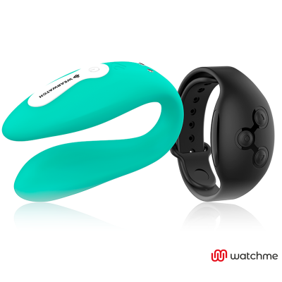 WEARWATCH DUAL PLEASURE WIRELESS TECHNOLOGY WATCHME AQUAMARINE / JET BLACK