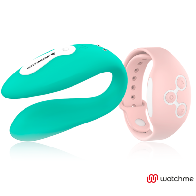 WEARWATCH DUAL PLEASURE WIRELESS TECHNOLOGY WATCHME LIGHT AQUAMARINE / CORAL