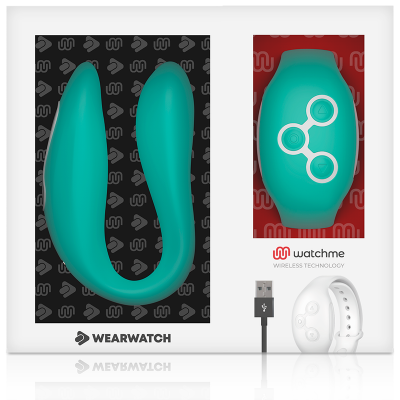 WEARWATCH DUAL PLEASURE WIRELESS TECHNOLOGY WATCHME LIGHT GREEN