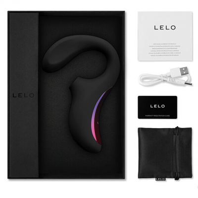 LELO  ENIGMA DUAL STIMULATION SONIC MASSAGER BLACKRETO