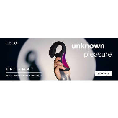 LELO  ENIGMA DUAL STIMULATION SONIC MASSAGER BLACKRETO