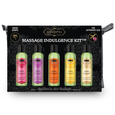 KIT DE ÓLEO DE MASSAGEM DE INDULGÊNCIA KAMASUTRA