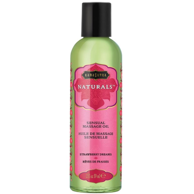 ÓLEO DE MASSAGEM NATURAL KAMASUTRA SONHOS DE MORANGO 59 ML