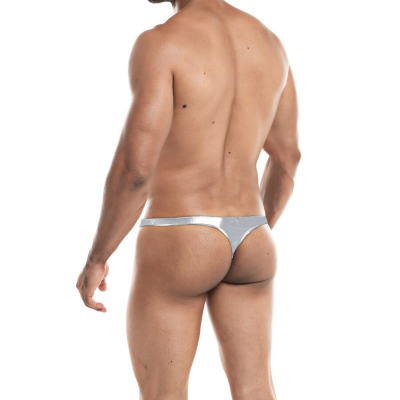 CUT4MEN - THONG PROVOCATIVE SILVER XL