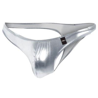 CUT4MEN - THONG PROVOCATIVE SILVER XL