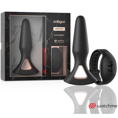 AMBIGUO WATCHME VIBRADOR DE CONTROLE REMOTO PLUG ANAL ALEXANDRU