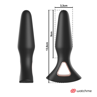 AMBIGUO WATCHME VIBRADOR DE CONTROLE REMOTO PLUG ANAL ALEXANDRU