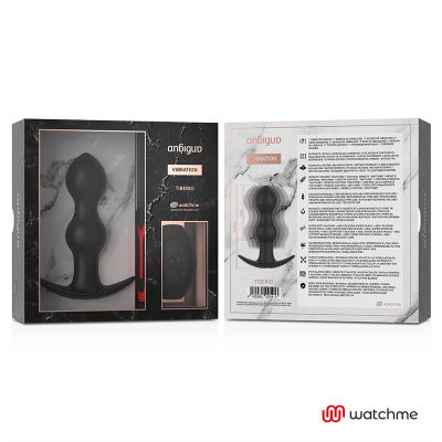 PLUGUE DE CONTROLE REMOTO AMBIGUO WATCHME VIBRADOR ANAL DE TIBERIO