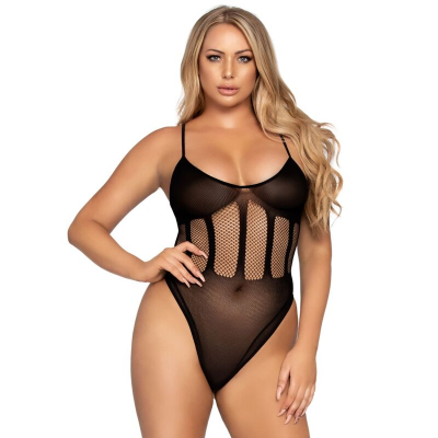 LEG AVENUE BODYSUIT E SKIRT SET ONE SIZE