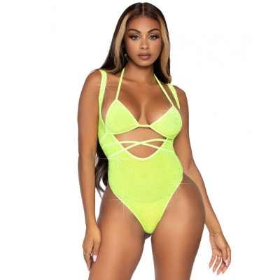 LEG AVENUE BIKINI TOPO E BODYSUIT ONE SIZE