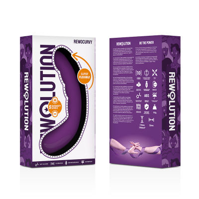 REWOLUTION REWOCURVY RECHARGEABLE FLEXIBLE VIBRATOR