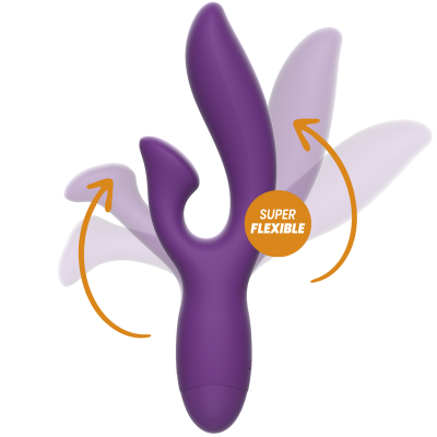 REWOLUTION REWOFUN VIBRADOR FLEXÍVEL COM COELHO